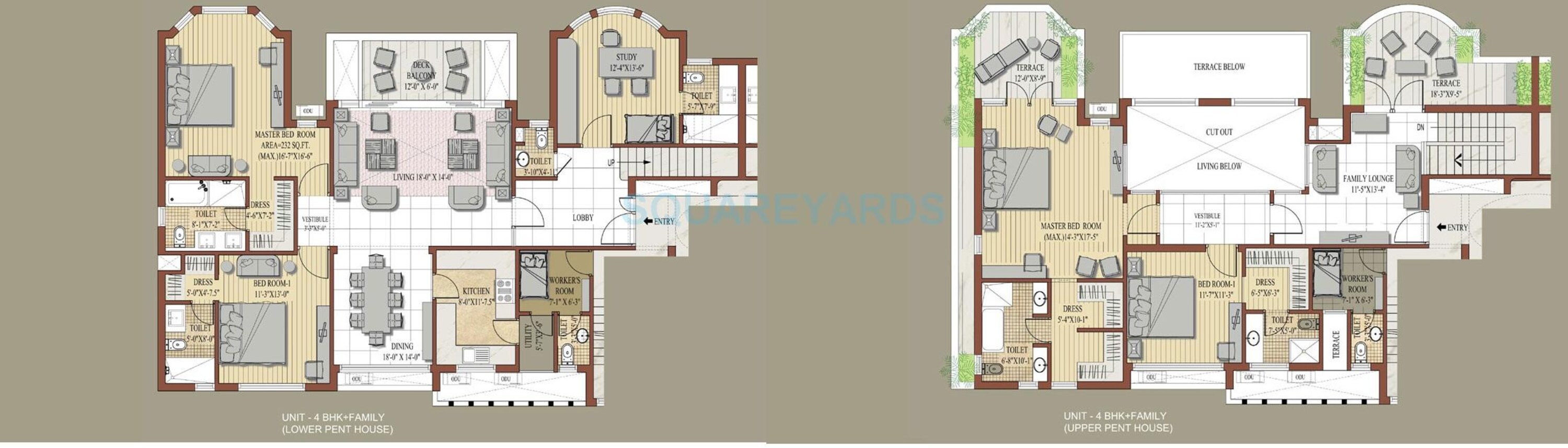 jaypee knight court penthouse 4bhk 3880sqft 1