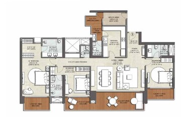  3 BHK Apartment at Kalpataru Vista, Sector 128 – for Sale