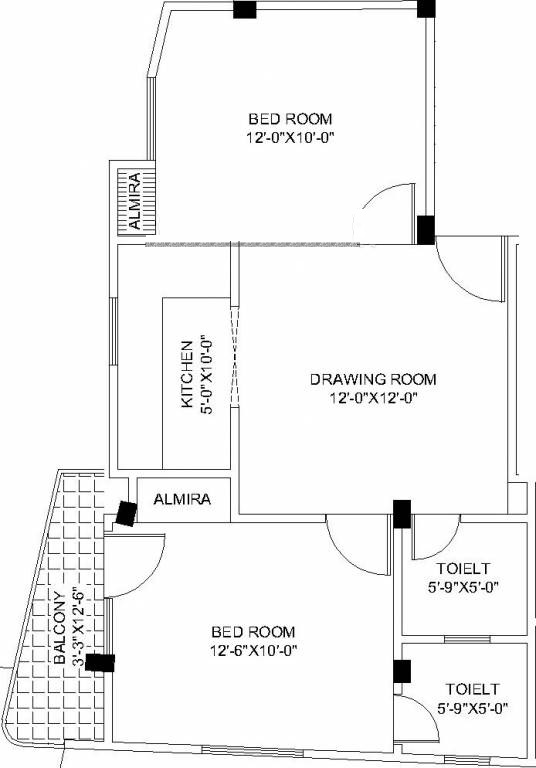 Limra Height 2 BHK Layout