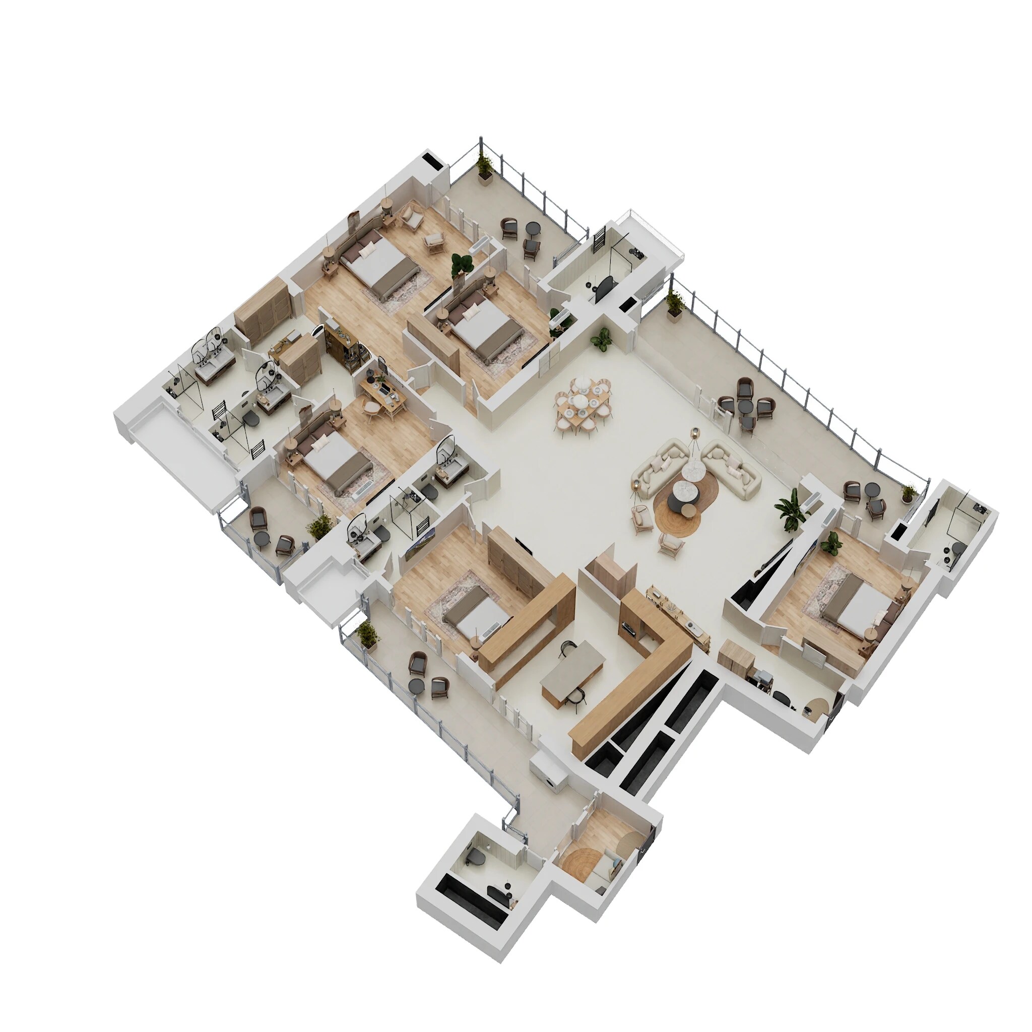5 BHK 5084 Sq. Ft. Apartment