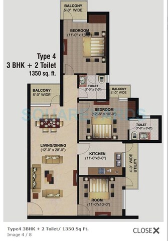 3 BHK Apartment For Resale in Logix Blossom County Sector 137 Noida  7665802