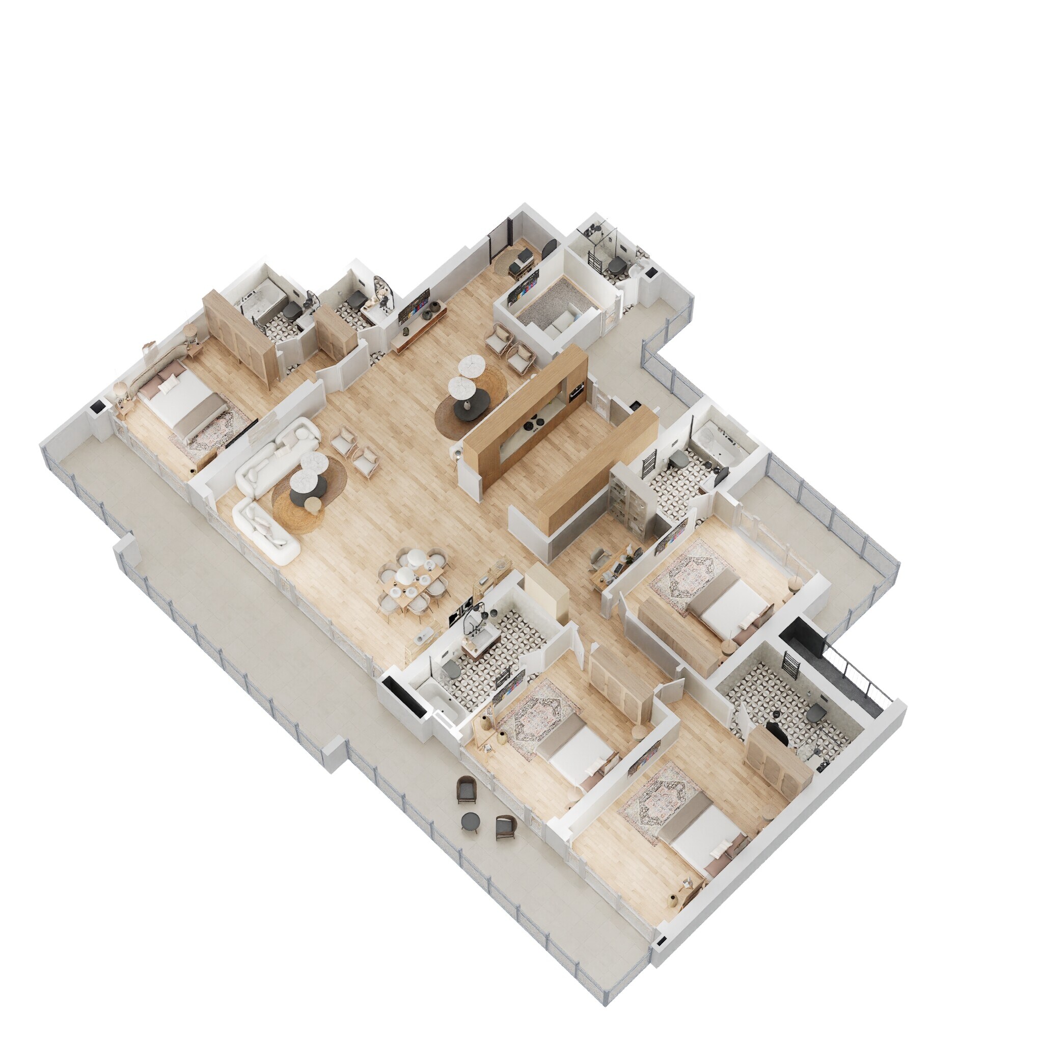 4 BHK 4200 Sq. Ft. Apartment