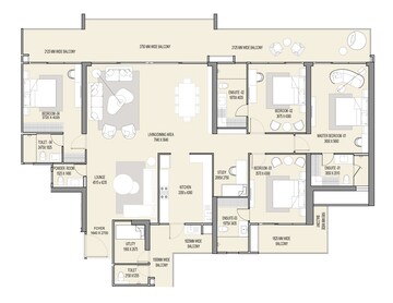  4 BHK Apartment at M3M The Cullinan, Sector 94 – for Sale