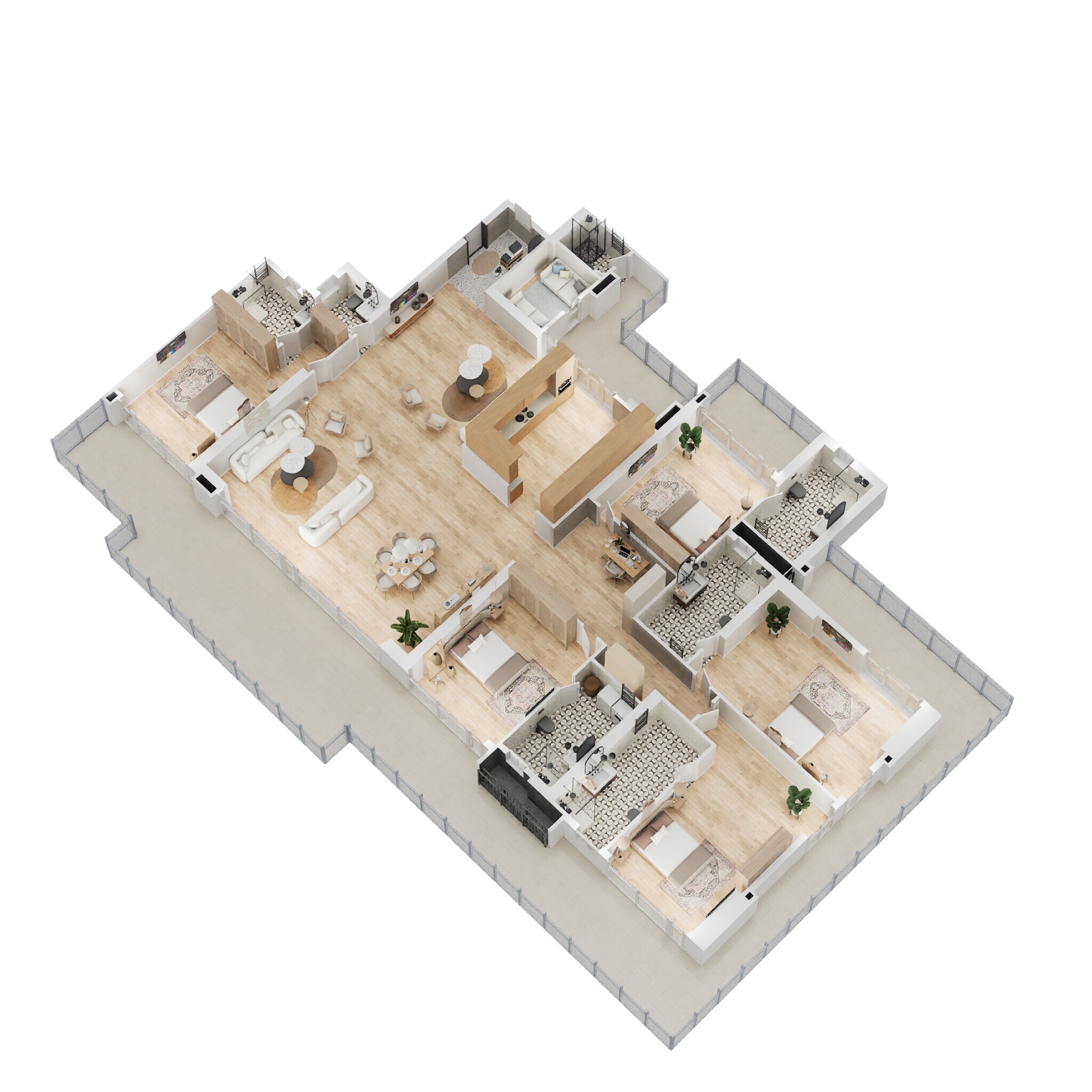 5 BHK 5935 Sq. Ft. Apartment