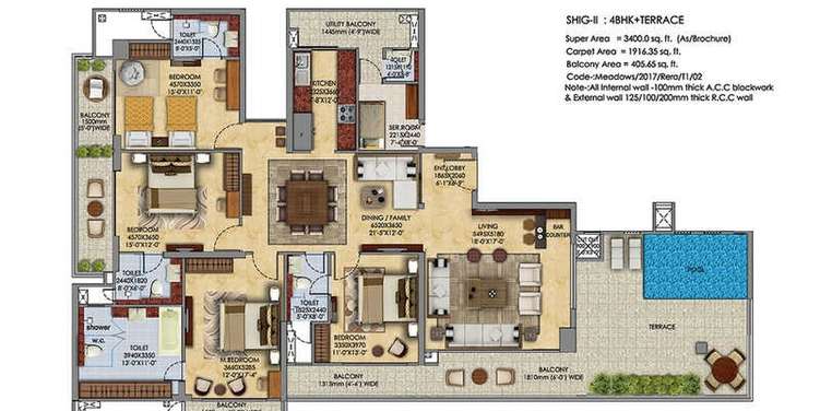 mahagun golf centric vertical villas apartment 4 bhk 3400sqft 20211918201949