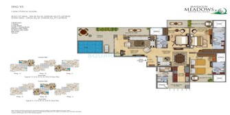 3 BHK Apartment For Rent in Mahagun Meadows Sector 150 Noida  7451659