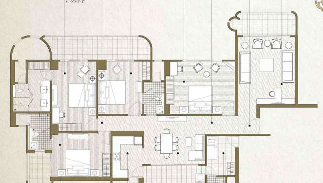mahagun mezzaria apartment 4bhk sq 2800sqft71