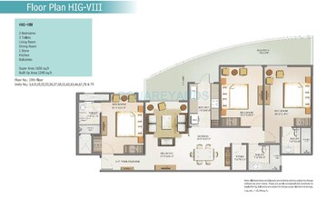  3 BHK Apartment at Mahagun Moderne, Sector 78 – for Sale