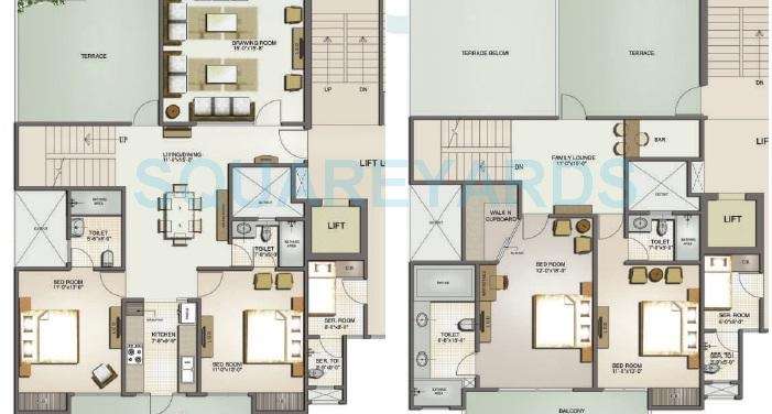 mahagun moderne low rise apartment 4bhk 2840sqft 131