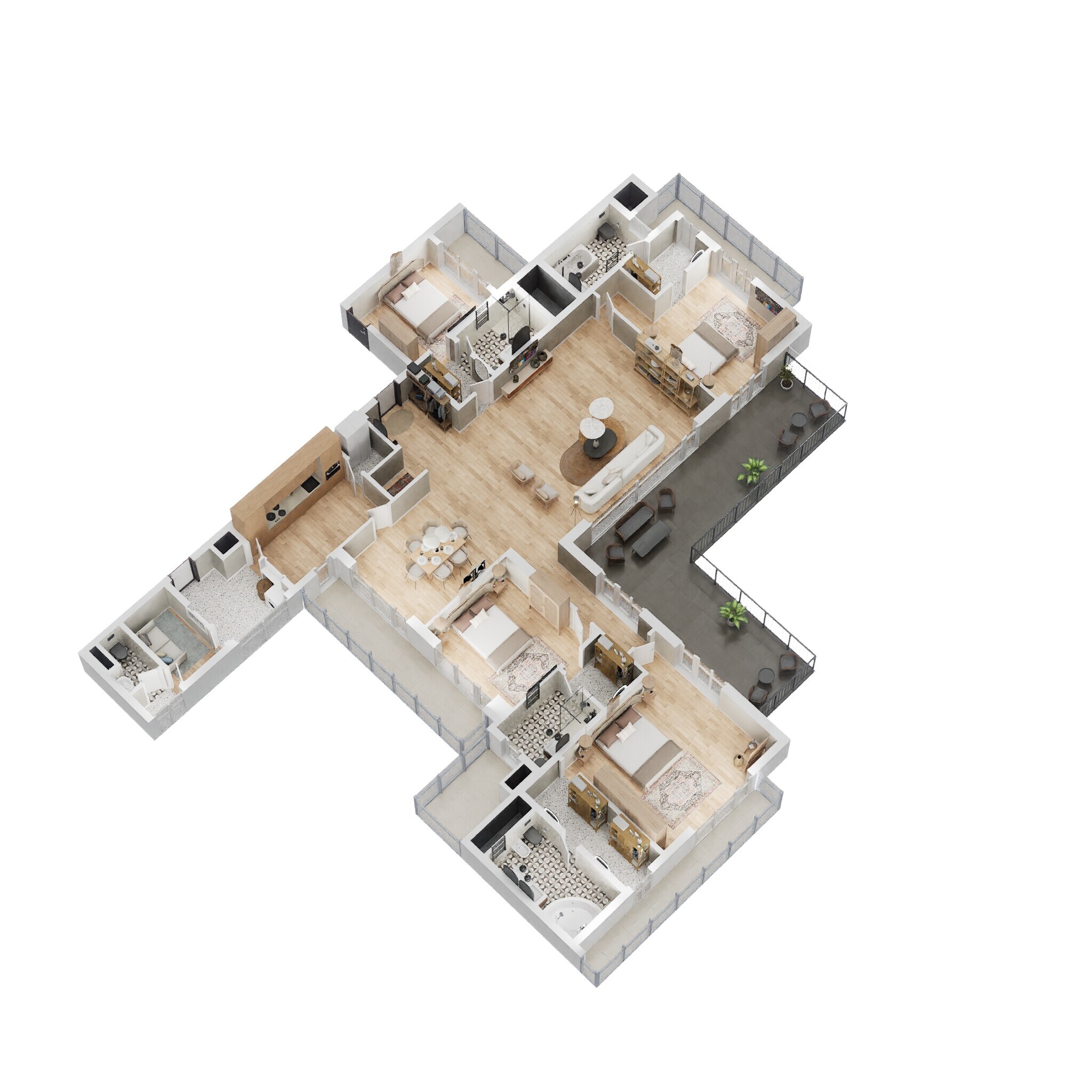 4 BHK 4400 Sq. Ft. Apartment