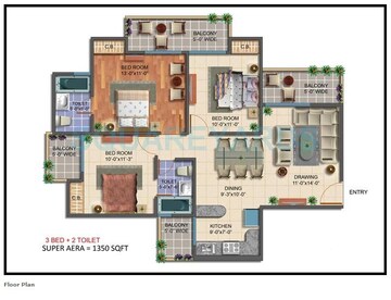  3 BHK Apartment at Maxblis White House-II, Sector 75 – for Sale