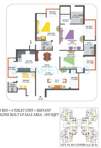 3 BHK Apartment For Resale in Nimbus The Hyde park Sector 78 Noida  7438783