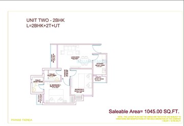  2 BHK Apartment at Paras Tierea, Sector 137 – for Sale