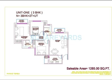  3 BHK Apartment at Paras Tierea, Sector 137 – for Sale
