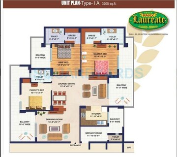  3 BHK Apartment at Parx Laureate, Sector 108 – for Sale