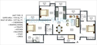 3 BHK Apartment For Rent in Prateek Wisteria Sector 77 Noida  7591283