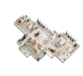 3 BHK 2775 Sq. Ft. Apartment in Saha Amadeus