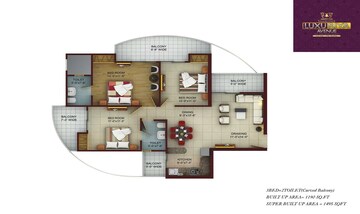  3 BHK Apartment at Samridhi Luxuriya Avenue, Sector 150 – for Sale