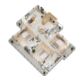 3 BHK 1800 Sq. Ft. Apartment in Sethi Venice