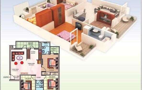 shubhkamna tec homes apartment 3 bhk 1750sqft 20215808145828