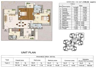 2 BHK Apartment For Resale in Sikka Kaavyam Greens Sector 143 Noida  6728431