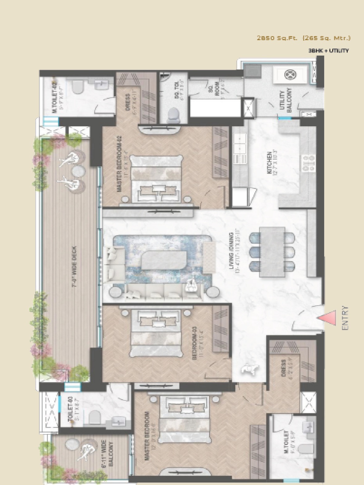 3D Floor Plans