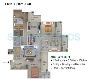 4 BHK Apartment For Resale in Supertech Ecociti Sector 137 Noida  8043731