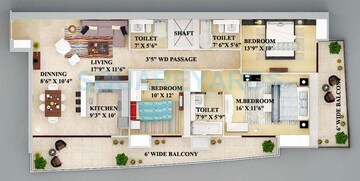  3 BHK Apartment at Supertech Supernova Nova Residences, Sector 94 – for Rent