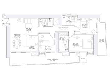  3 BHK Apartment at Supertech Supernova Nova Residences, Sector 94 – for Rent