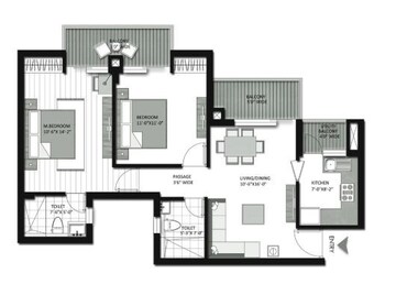  2 BHK Apartment at Tata Value Homes, Sector 150 – for Rent