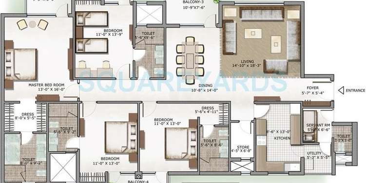 the 3c lotus panache apartment 4 bhk 2587sqft 20214417114457