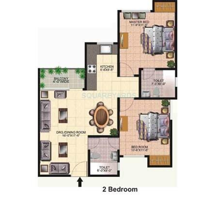 Other, today-ridge-residency 2 Bedroom 632 Sq.Ft. Apartment In Sector 135 Noida 9661083