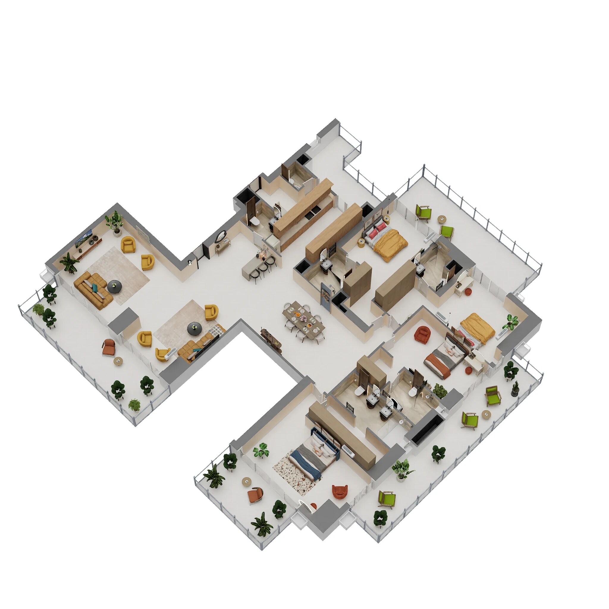 4 BHK 5689 Sq. Ft. Apartment