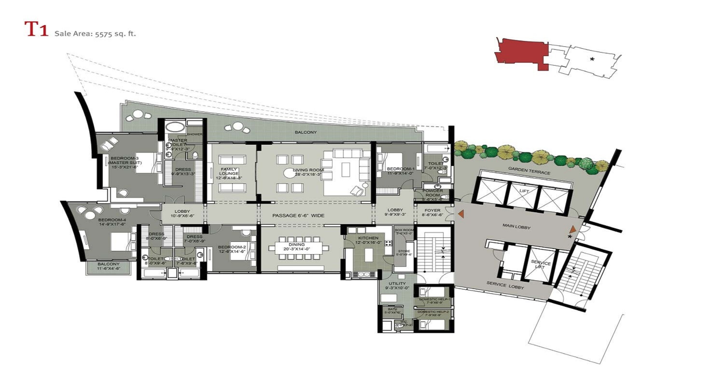 unitech ugcc burgundy apartment 4 bhk 5575sqft 20202907102911
