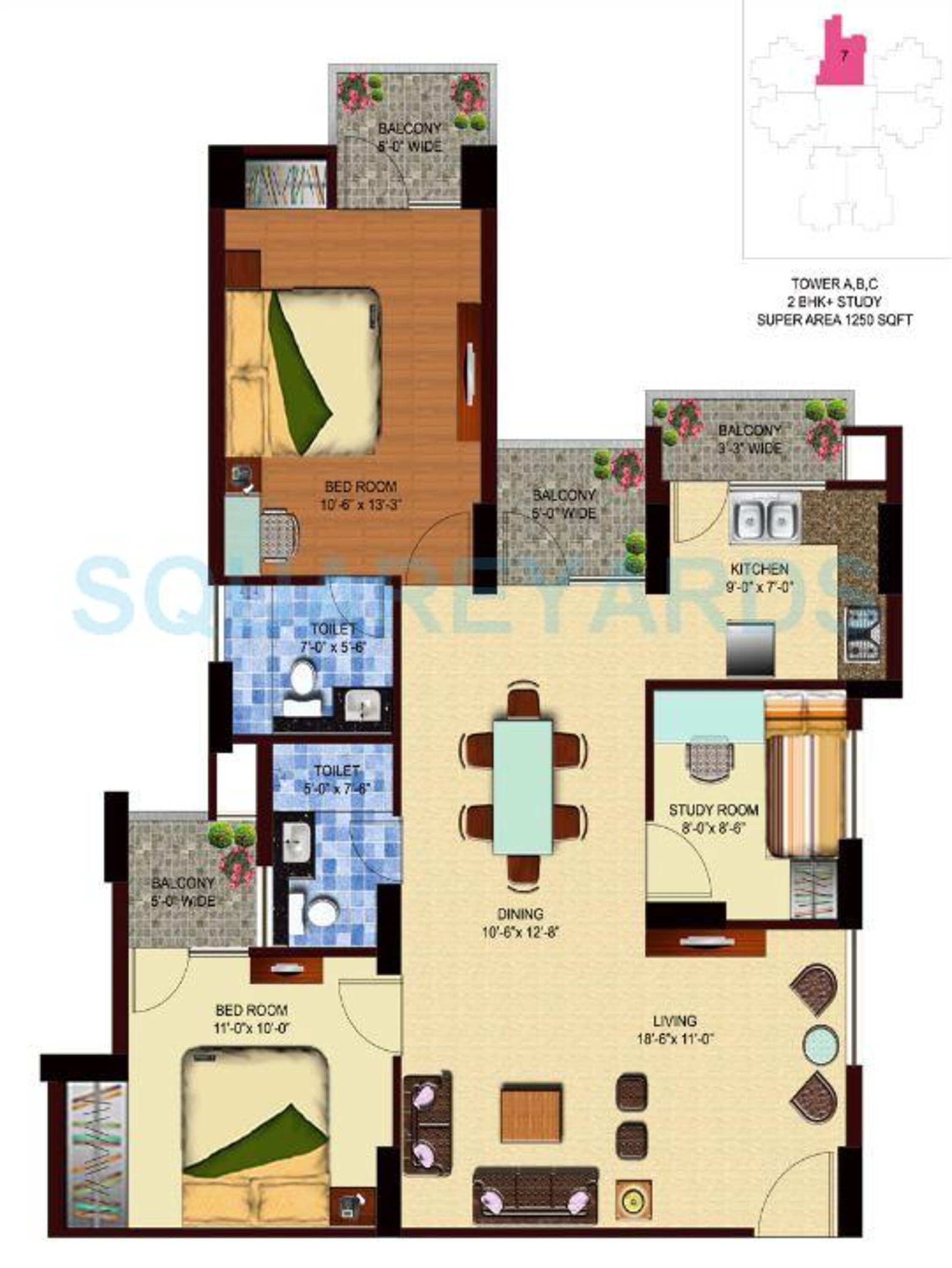 unnati fortune aranya apartment 2bhk st 1250sqft 1