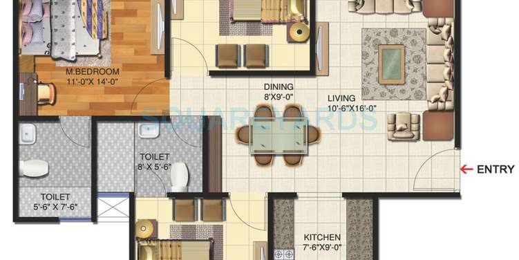victory ace apartment 3bhk 1475sqft 1