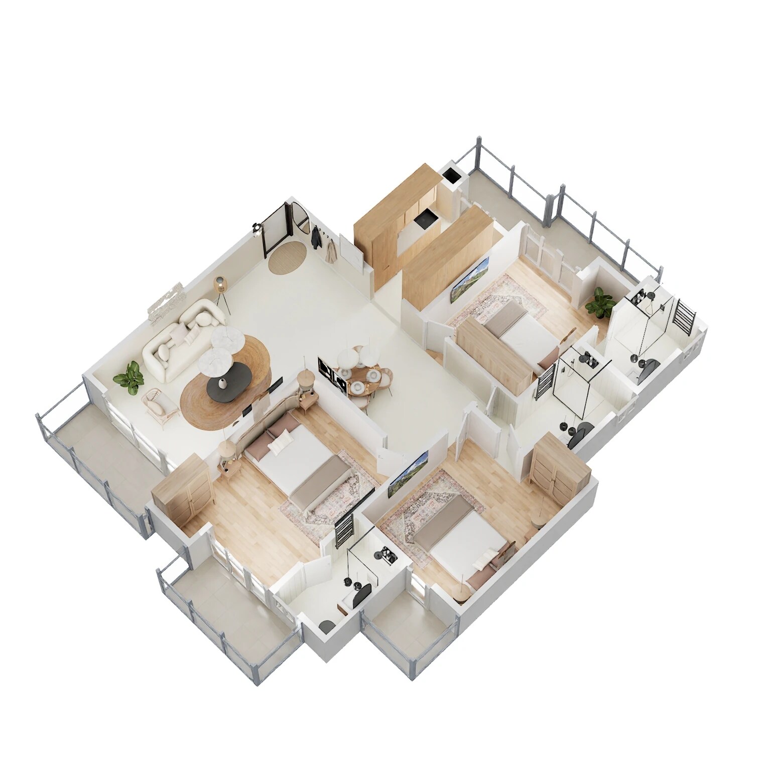 3 BHK 1695 Sq. Ft. Apartment