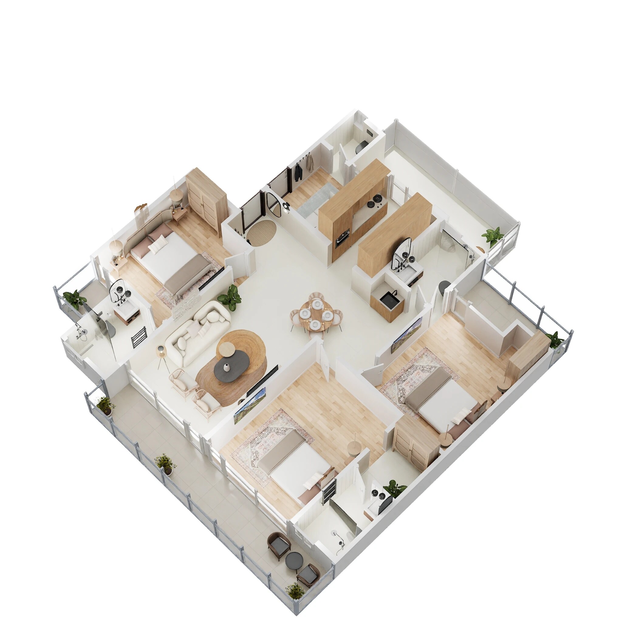 3 BHK 1895 Sq. Ft. Apartment