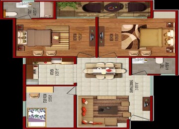  2 BHK Apartment at Viva City Noida, Sector 128 – for Rent
