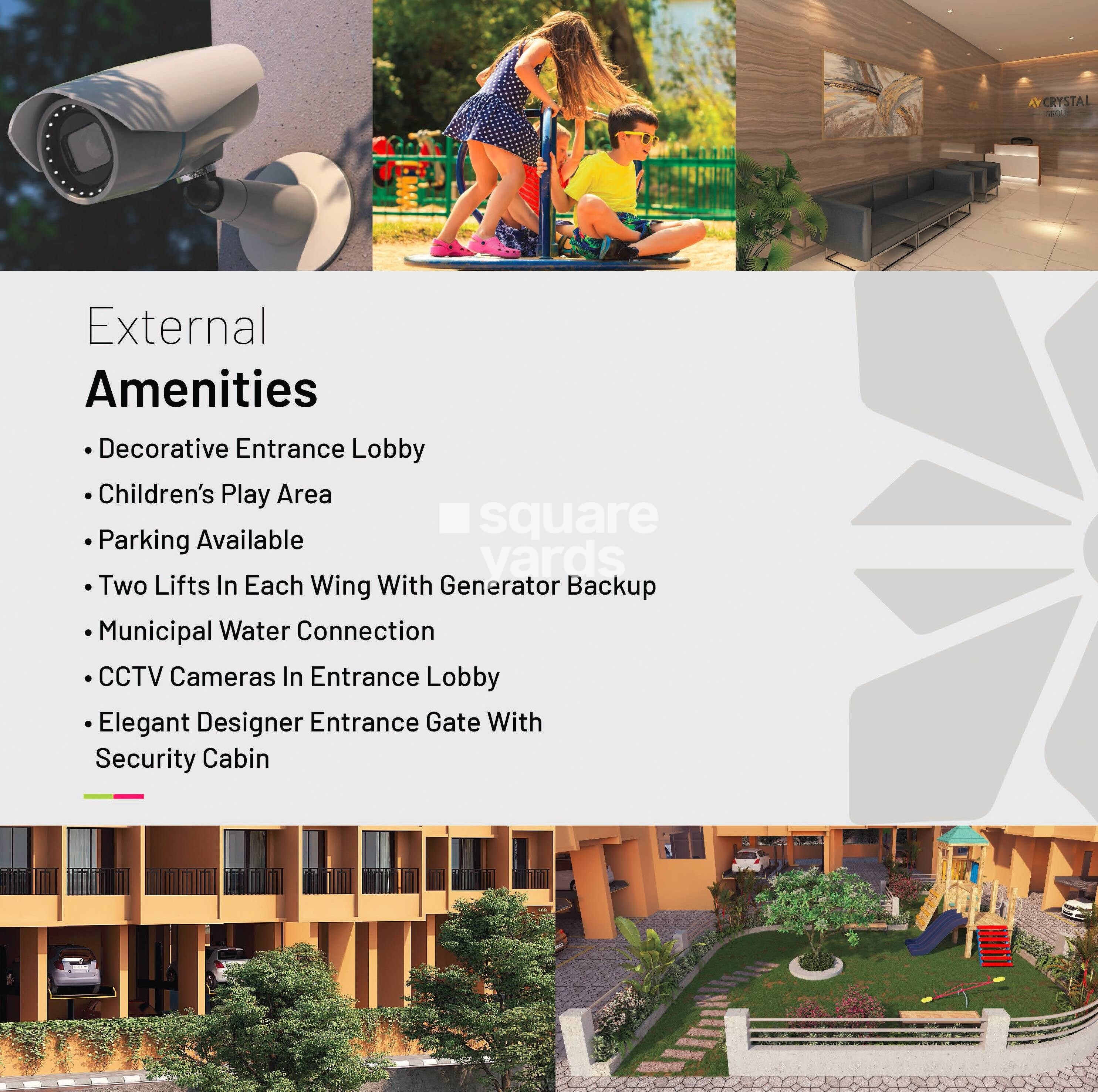 A V Crystal Tower Amenities-Features