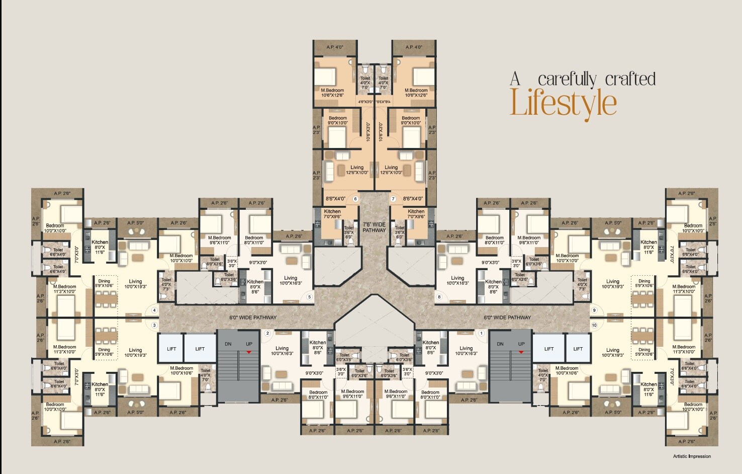 Aadiraj Signature Floor Plans