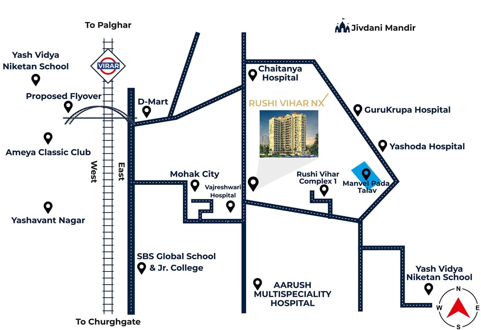 Ace Rushi Vihar NX Location Image