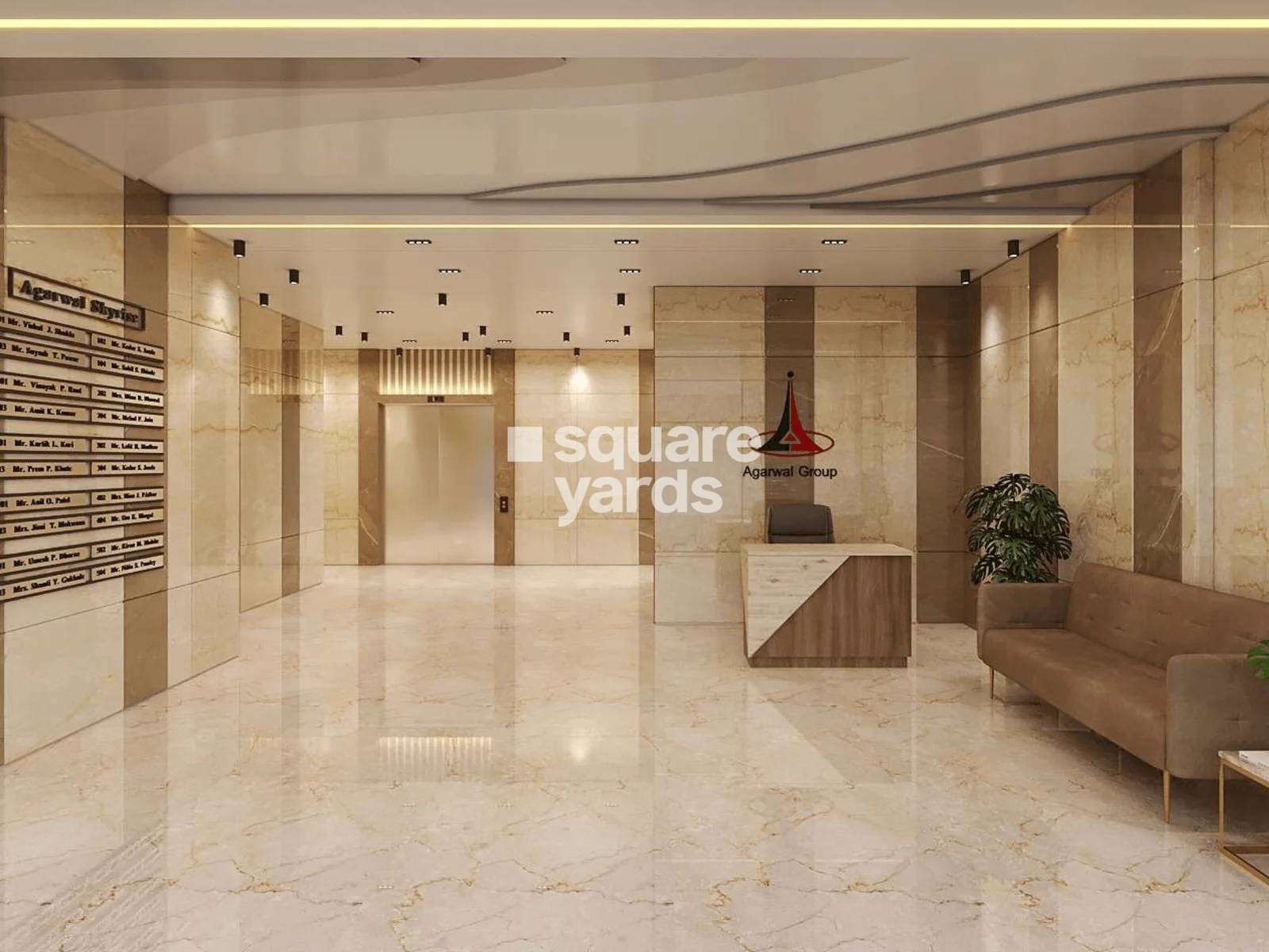 Agarwal Skyrise Lift Lobby Image