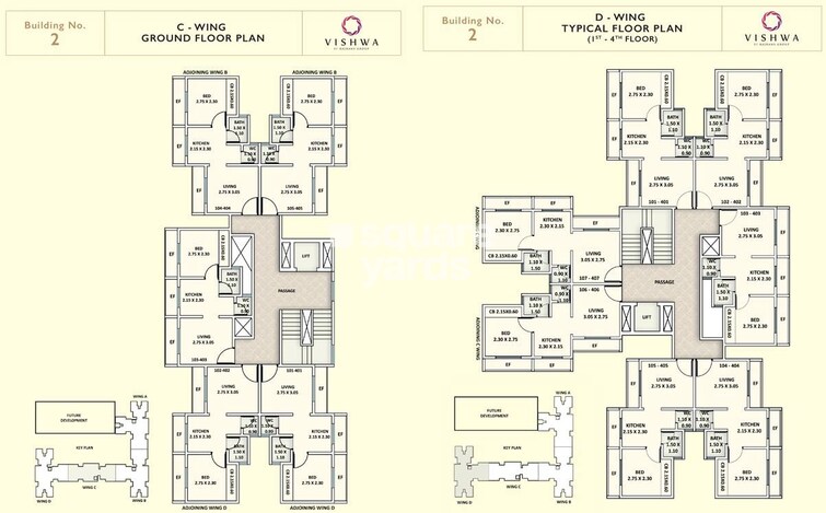 Ajmera Vishwa Nagri Floor Plans