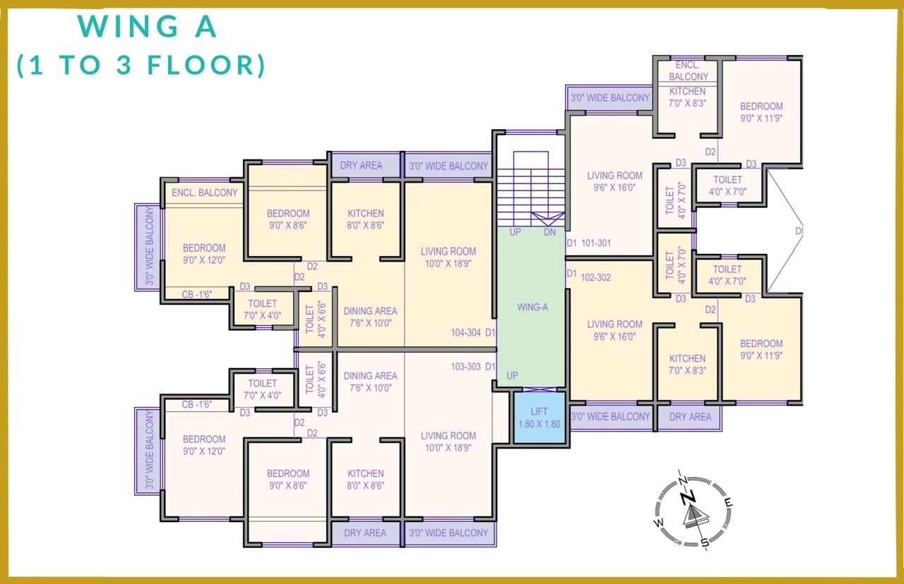 Anmol Landmark Floor Plans