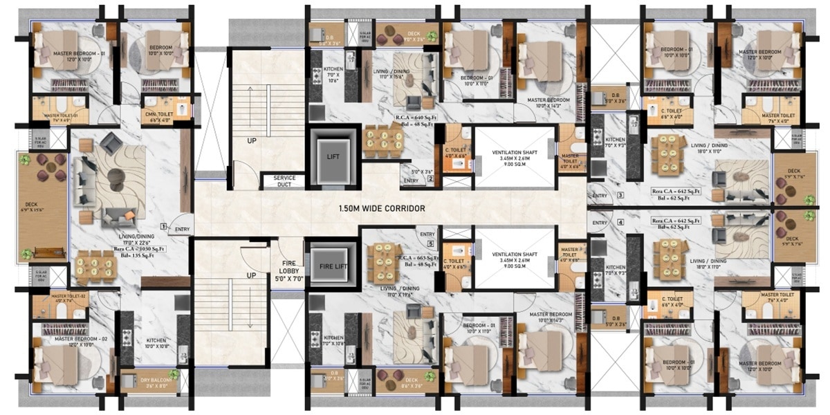Arvel Zenith Heights Floor Plans