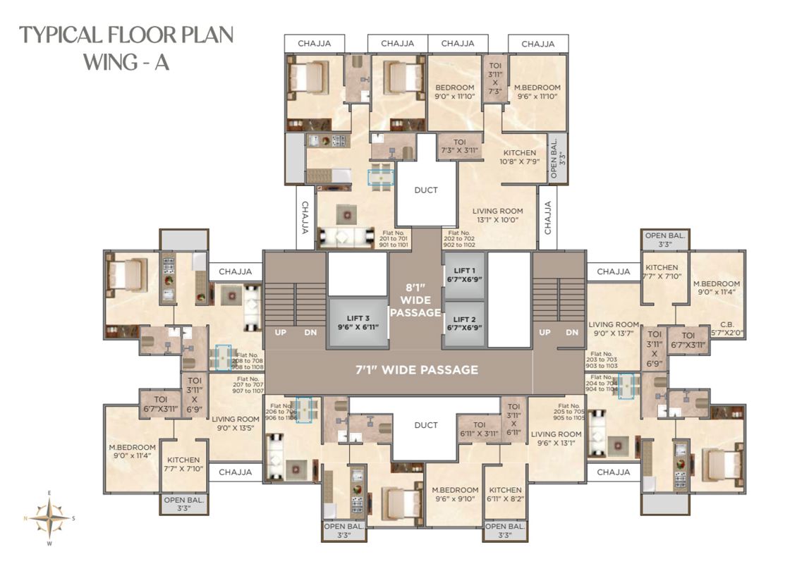 AVF Sai Avenue Floor Plans 1