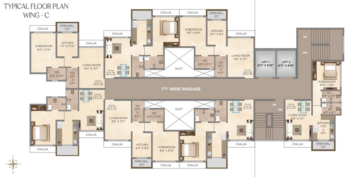 AVF Sai Avenue Floor Plans 3