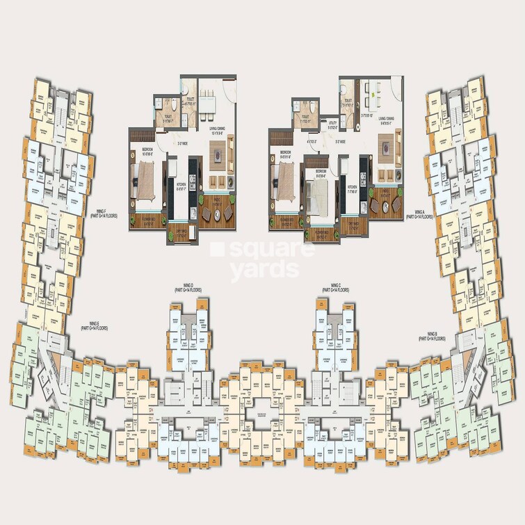 Bachraj Landmark Floor Plans