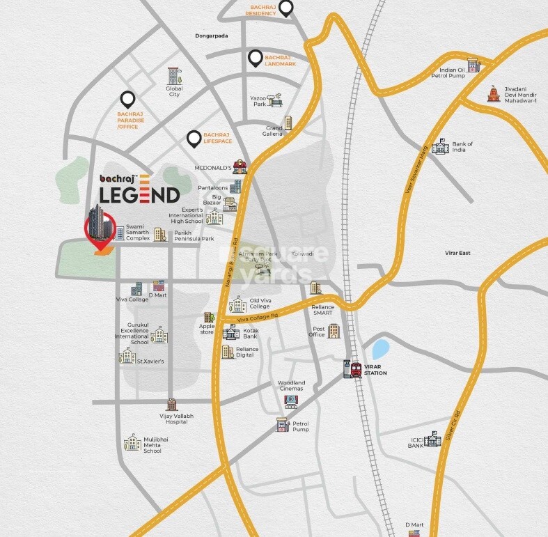 Bachraj Legend Location Image